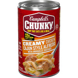 Campbell's Chunky Cajun Style Chicken Alfredo With Andouille Sausage – Comforting Cold-Weather Meal for Stressful Days, 18.8 oz