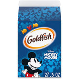 Goldfish Cheddar Cheese Crackers – Parent-Approved Lunchbox Snack for the Playroom and School Lunch Table, Real Cheese 27.3 oz Carton