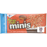 Reese's Puffs Minis Cereal, Cozy Holiday Gift for the Candy and Cereal Obsessed, No HFCS Family Size