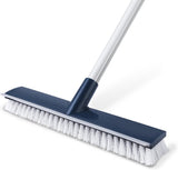 BOOMJOY Long Handle Scrub Brush with Stainless Handle – Sleek Look for Spa-Like Bathrooms and Tiled Living Spaces