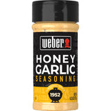 Weber Honey Garlic Rub – All-in-One Outdoor Grilling Seasoning for Deck, Picnic & Tailgate