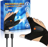 Hands-Free Flashlight Gloves – Creative Valentine's Day Gift for Him, Practical Gag Gift for Fishermen