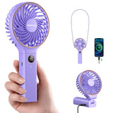 SWEETFULL Foldable Mini Travel Fan – Hiking and Festival Essential, Lightweight 6 oz Personal Breeze