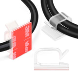 XHF Adhesive Cord Clips for Bedroom and Nursery, Secure Cable Management Away from Floor Tripping