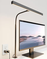 SUPERDANNY LED Desk Lamp – 30% Glare Reduction Task Light for Headache-Free Computer Hours