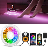 TQLGY Music Sync LED Strip Light – 9.84ft/19.68ft Mood Lighting for Home Bar and TV Backlight, Dimmable Ambient Decor