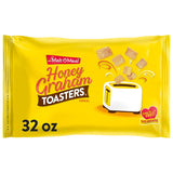 Malt-O-Meal Honey Graham Squares – Streamlined Bulk Cereal for Intentional Small-Space Storage, 32 oz Resealable Pack
