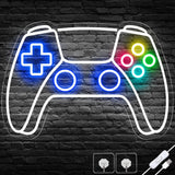AQUOS Neon Signs Controller Shaped Neon Light – Safe to Touch Wall Decor for Children and Pre Teen Gamers, Bedroom Accent