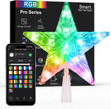 Brizled Battery-Free Smart Star – Flameless Christmas Tree Decoration Safe for Nurseries and Toddler Bedrooms