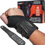 RAK Magnetic Wristband – Camping and Backyard DIY Tool, Compact Magnetic Fastener Organizer