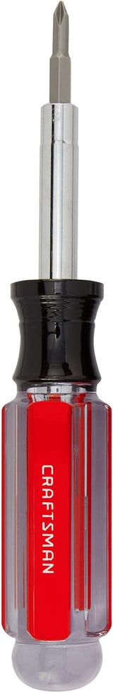 CRAFTSMAN 6-in-1 Screwdriver – Workshop Essential for Tradespeople, Nut and Bit Driver in One
