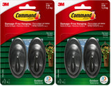 Command Outdoor Terrace Hooks – Entryway Decor Hook for Hanging Wreaths and Lanterns, Damage-Free Style