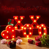 VIHOSE Marquee Letter Lights – Romantic Valentine's Day Gift, XOXO Glow Sign for Anniversary Tabletop