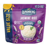Lundberg Family Farms Organic Jasmine Rice Pouch – Shelf-Stable Vegan Side for a Calm, Whole-Food Kitchen