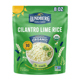 Lundberg Cilantro Lime Rice 5.5 Oz – No-Measuring Heat Pouch for Simple Family Dinners