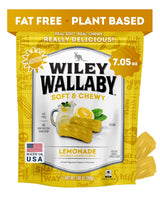 Wiley Wallaby Licorice – Kid-Safe Lemonade Candy Pouch for Backpacks, Sports Practice, and Snacks