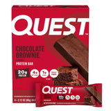 Quest Nutrition Chocolate Brownie Protein Bar — Fast Breakfast Replacement for Commute and Workday