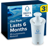 Brita Replacement Water Filters for Dispensers – Child-Friendly Clean Water for Family Kitchens and Playroom Refill, 3 Count