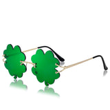Child Friendly Clover Frame Glasses St. Patrick's Day School Event Costume Accessory