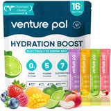 Venture Pal 16-Stick Electrolyte Variety – Wellness Countertop Staple for Clean Label Hydration Without Caffeine or Artificial Colors
