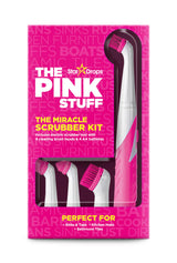 The Pink Stuff Miracle Scrubber Kit – Designer-Look Electric Scrubber for Pristine Bathrooms