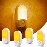 L LOHAS Wall Plug Night Light – Sleek Restraint-First Design in Neutral Soft White and Amber, Dimmable 30/60LM