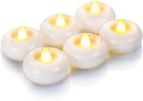 Homemory Flickering Waterproof Tea Lights – Calming Bedtime Wind-Down Light for Nightstands and Reading Corners
