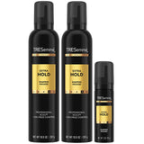 TRESemmé Travel-Size Mousse Plus Two Full Bottles – All-Day Open-Air Hold for Commuters and Outdoor Event Guests