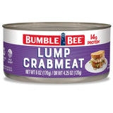 Bumble Bee Lump Crab Meat – Host-Worthy Crab for Appetizers, 6 oz Can for Stylish Gatherings