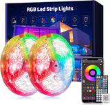 Aogistc LED Strip Lights for Bedroom 148ft-250ft – Color Changing Home Accent Lighting for Kitchen, Hallway, and Patio