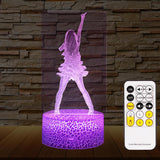Pop Icon Glow Lamp for Kids Room – Low Wattage LED Bedside Light, Cool to Touch Safe Design