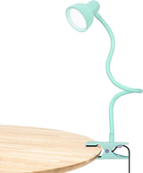 Glocusent Clean Design Book Light - Intentional Bedroom Reading Solution, Neutral Gooseneck Lamp with Metal Clamp