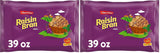 Malt-O-Meal Raisin Bran Cereal – Late-Night Study Snack for College Students in Shared Housing, 39 OZ Resealable Bag