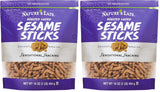Sesame Sticks 16oz – Picnic and Patio Crunchy Snack, Sesame Sticks for Outdoor Charcuterie Boards