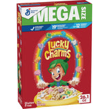 Lucky Charms Gluten Free Cereal with Marshmallows – Celiac Friendly Pantry Essential with Calcium and Whole Grain, Limited Edition Jumbo Rainbows, 26.1 oz