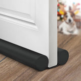 Holikme Adjustable Door Sweep – No Tools Required Draft Blocker for Renter Safe Apartment Doors