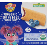 Earth's Best Sunny Days Snack Bars – Non-GMO Organic Blueberry Bars Parents Trust for Toddlers 2+, Individually Wrapped