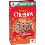 Fruity Cheerios Made with Whole Grain Oats – Gluten Free Heart Smart Cereal for Wellness Focused Pantry, Family Size 18.4 oz