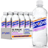Propel Electrolyte Water with Vitamin C & Zinc – Calorie-Free Hydration for Personal Care & Self-Care Days, 16.9 oz 24 Pack