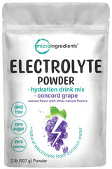Micro Ingredients Electrolyte Powder – Post-Workout Recovery Hydration for Mindful Wellness Lifestyles, 139 Servings