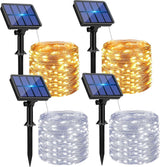 btfarm LED Solar Fairy Lights No Heat - Cool-to-Touch Copper Wire String Lights for Bedroom Nighttime and Baby Nursery Calm
