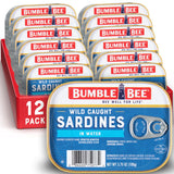 Bumble Bee Wild Caught Sprats in Louisiana Hot Sauce - High Protein Snack for Clean Eating, 3.75 oz Can (Pack of 6)