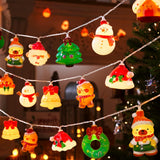LOLStar Christmas Window Lights – Family Safe Decor for Kids Room and Classroom, 9.8FT Timer String with Remote and 8 Modes