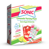 Sonic Singles to Go Drink Mix – Meal Prep Hydration Sticks for Health Conscious Adults Cutting Soda, 12 Pack Variety