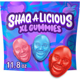 SHAQ-A-LICIOUS Hershey XL Gummy Candy Snack Size Packs for Birthday Gift Bags, Holiday Hostess Presents, and Shaq Fan Collectible Bundles, 11.8 oz Two-Pack
