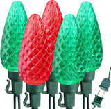 Brizled Flicker-Free Rectified C9 String Lights – Stable, Eye-Friendly Holiday Glow for Bedrooms and Living Areas