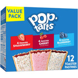 Pop-Tarts Toaster Pastries, Hotel Room and Campground Snack, No-Refrigeration Variety Box, 20.3oz (12 Count)