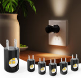 LumiNest Holiday Gift Night Light 6 Pack – Stocking Stuffer for Parents and Seniors, Soft White Plug in Wall Light for Whole Home