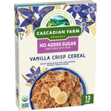 Cascadian Farm Organic Vanilla Crisp Cereal – Keto-Curious Pantry Pick for Hormone-Balancing Breakfast Rituals, Plant-Based Vanilla