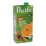 Pacific Foods Organic Creamy Tomato Soup, 32 oz Carton — Pantry Backup Lunch for Tight Schedules and Back-to-Back Meetings